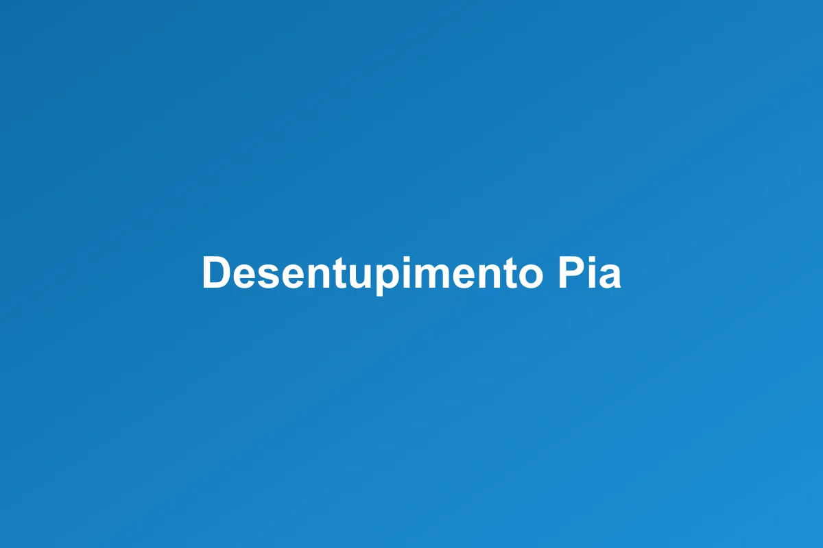 Desentupimento de pia em Pindamonhangaba – desobstrução profissional